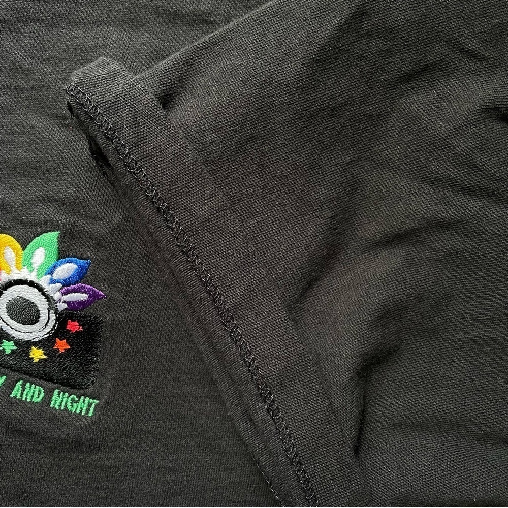 Vintage Single Stitch Made in USA Proud Day and Night Pride Black T-Shirt Large - Picture 7 of 8